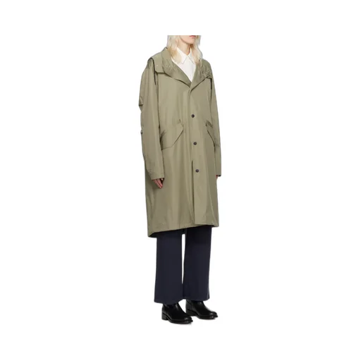 Button-Up Hooded Coat