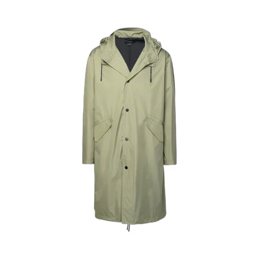 Button-Up Hooded Coat