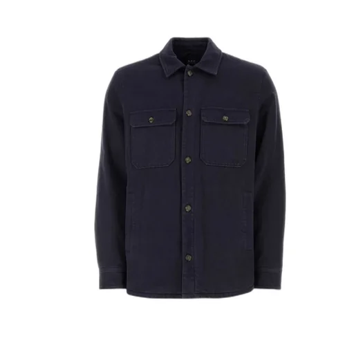 Long Sleeved Buttoned Overshirt