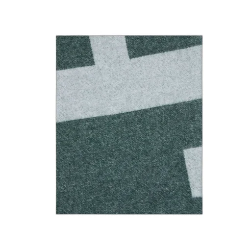 Logo Intarsia Fringed Scarf