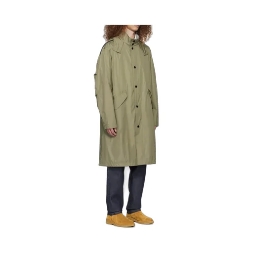 Button-Up Hooded Coat