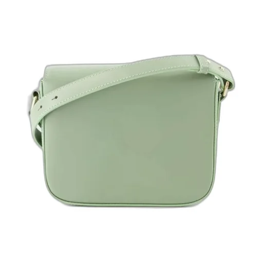 Logo Stamp Foldover Top Crossbody Bag