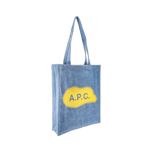 Lou Medium Denim Tote Bag