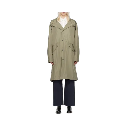 Button-Up Hooded Coat