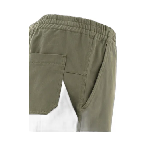 Elastic Waist Straight-Leg Pants