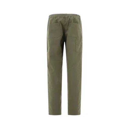 Elastic Waist Straight-Leg Pants