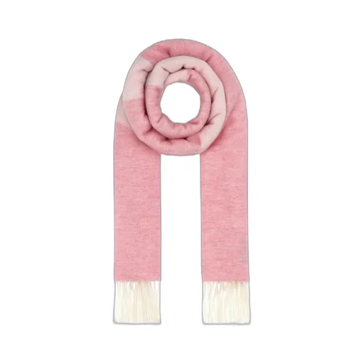 Logo Detailed Fringed Scarf