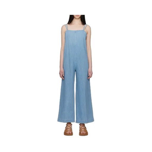 Strapped Wide-Leg Jumpsuit