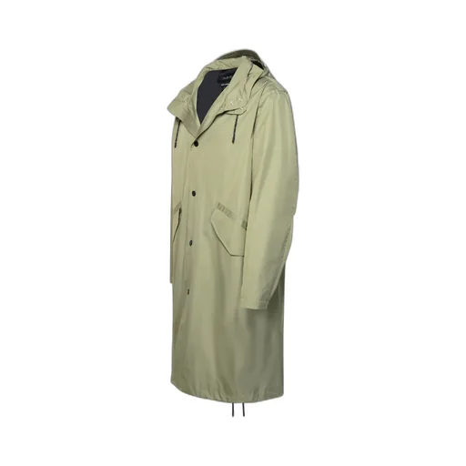 Button-Up Hooded Coat