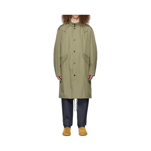 Button-Up Hooded Coat