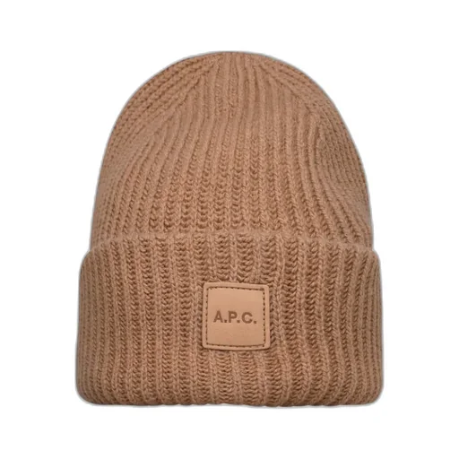 Logo Patch Knitted Beanie
