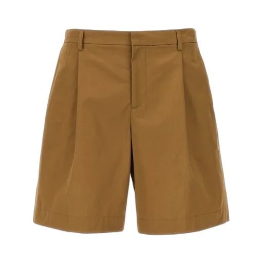 Pleated Bermuda Shorts