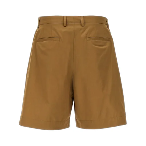Pleated Bermuda Shorts