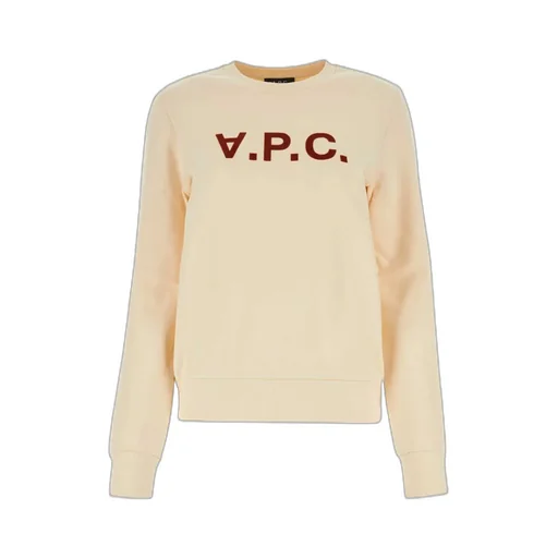 Flocked Logo Crewneck Sweatshirt