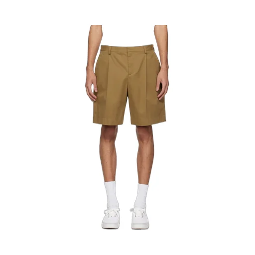 Pleated Bermuda Shorts