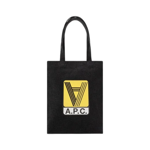 Lou Logo Printed Tote Bag