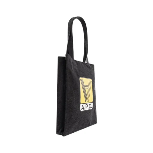 Lou Logo Printed Tote Bag