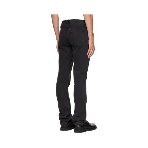 Mid-Rise Straight-Leg Jeans