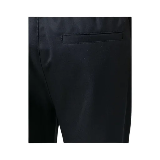 Elastic Waist Straight-Leg Pants