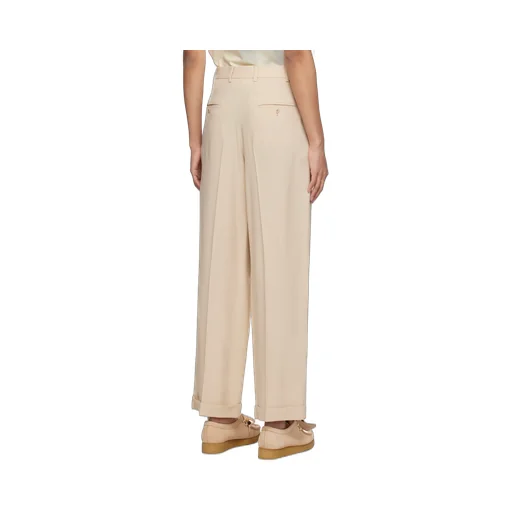 Wide Leg Tailored Trousers