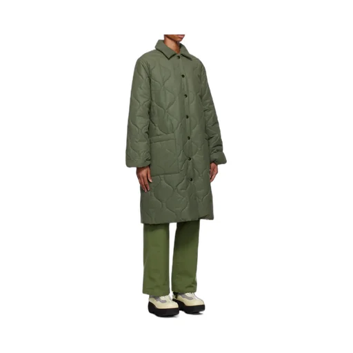 Sarah Quilted Buttoned Coat