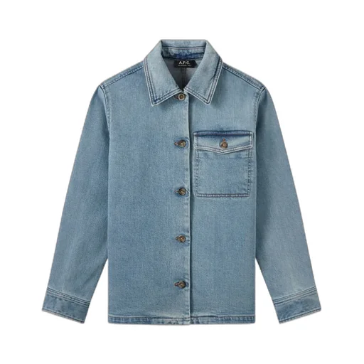 Janice Buttoned Denim Jacket