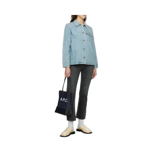 Janice Buttoned Denim Jacket