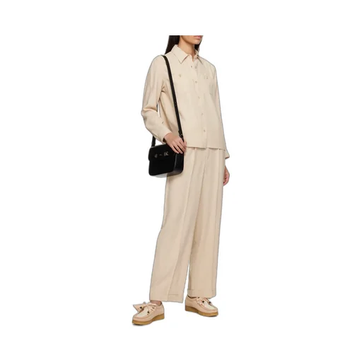 Wide Leg Tailored Trousers