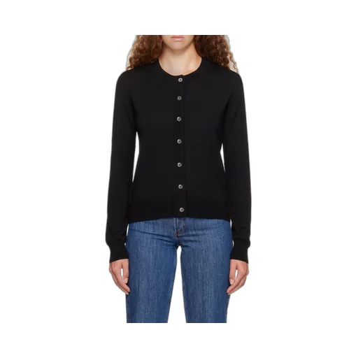 Fine-Knit Long-Sleeve Cardigan