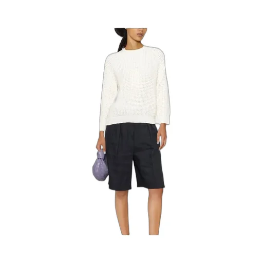 Long-Sleeved Crewneck Knit Jumper