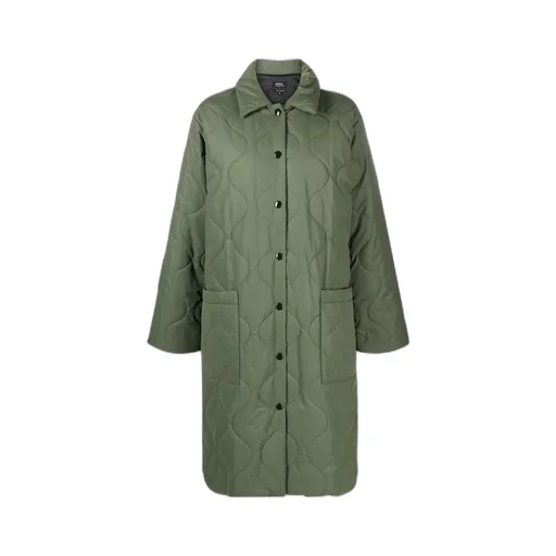 Sarah Quilted Buttoned Coat