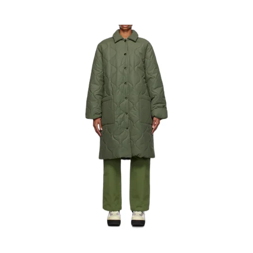Sarah Quilted Buttoned Coat