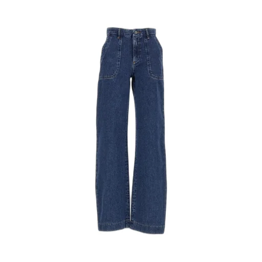 High-Waist Flared Jeans