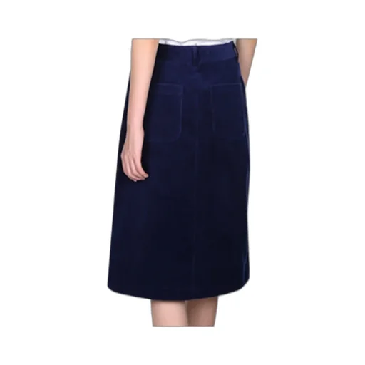 Corduroy Half Skirt