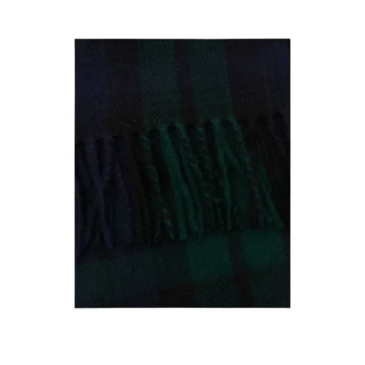 Mahe Tartan-Check Wool Scarf