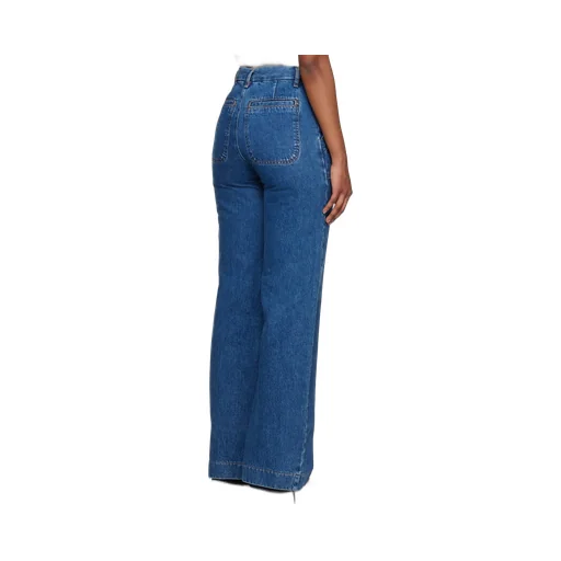High-Waist Flared Jeans
