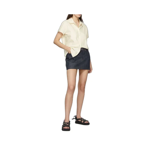 Denim Mini Skirt