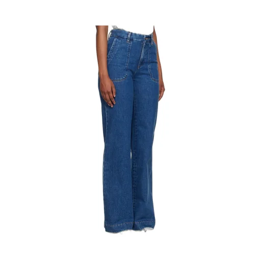 High-Waist Flared Jeans