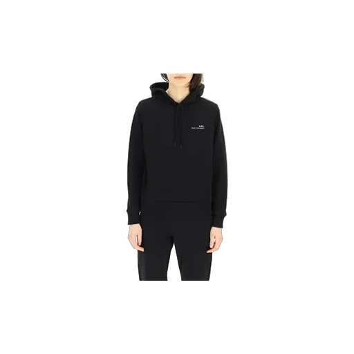 Logo Print Drawstring Hoodie