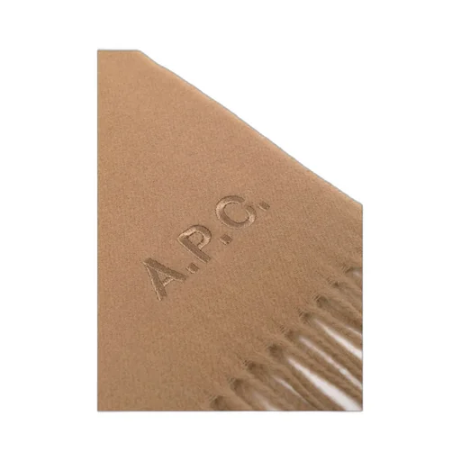 Logo-Embroidered Virgin Wool Scarf
