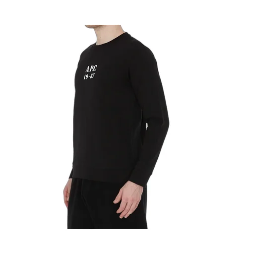 Logo Print Round Neck Sweatshirt