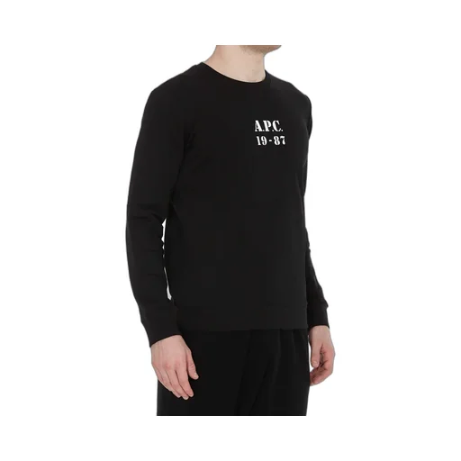 Logo Print Round Neck Sweatshirt