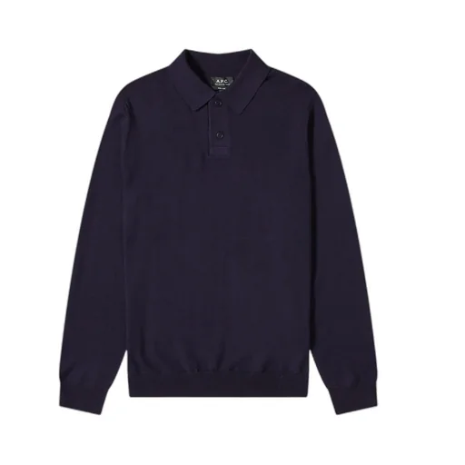 Long-Sleeved Polo Shirt