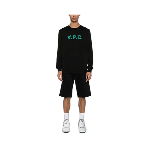 Upside Down Logo Printed Crewneck Sweatshirt