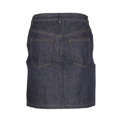 High Waist Mini Denim Skirt