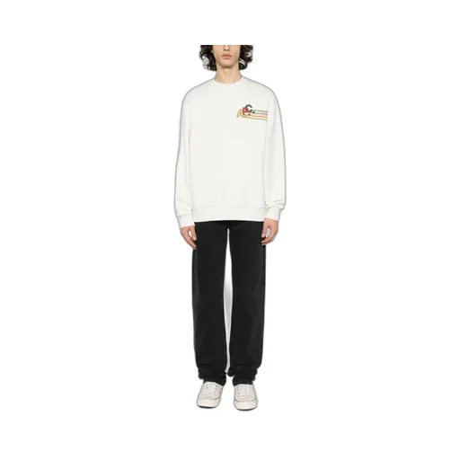 Logo Printed Crewneck Sweatshirt