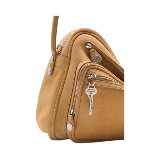 Camero Camera Suede Leather Shoulder Bag