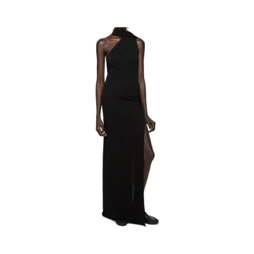 Draped Fringe Dress