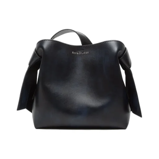 Knot-Detail Leather Shoulder Bag