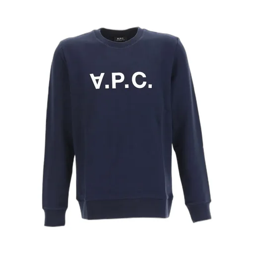Flocked Logo Crewneck Sweatshirt